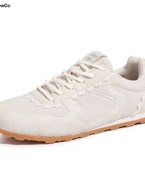 Women's Fashion Sneakers Non Slip Breathable Retro Lace PU Mesh